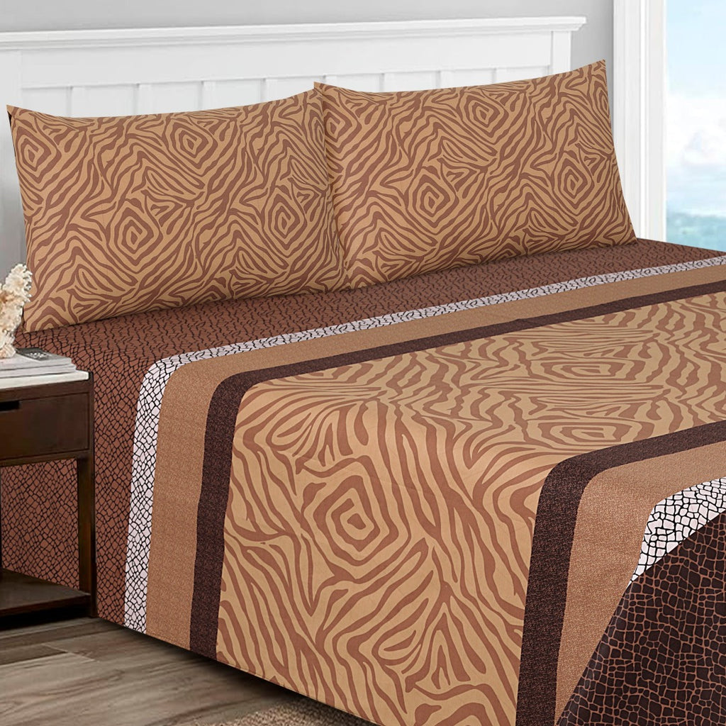 Leopard Print Bed Sheet Set